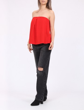 Top Vero Moda, rosu