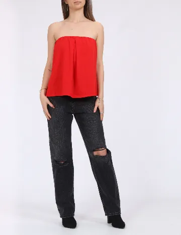 Top Vero Moda, rosu