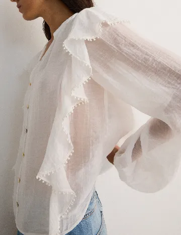 Bluza Reserved, alb
