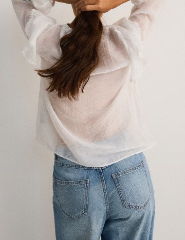 Bluza Reserved, alb