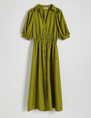 Rochie medie Reserved, verde