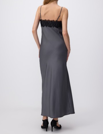 Rochie lunga Reserved, gri