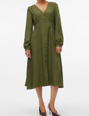 Rochie medie Vero Moda, verde