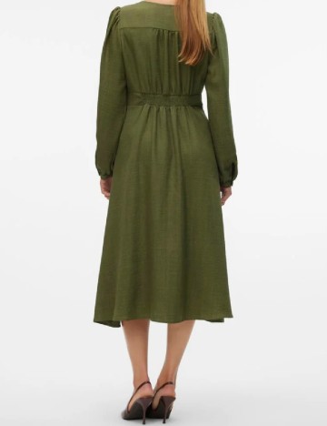 Rochie medie Vero Moda, verde