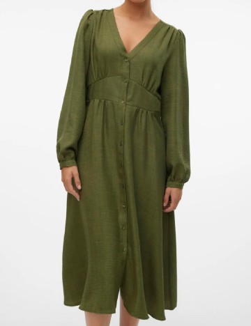 Rochie medie Vero Moda, verde