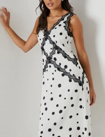 Rochie medie Coast, ecru
