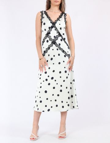 Rochie medie Coast, ecru