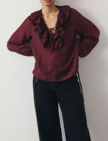 Bluza Reserved, visiniu