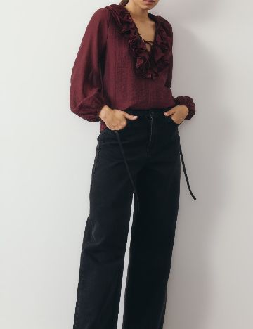 Bluza Reserved, visiniu