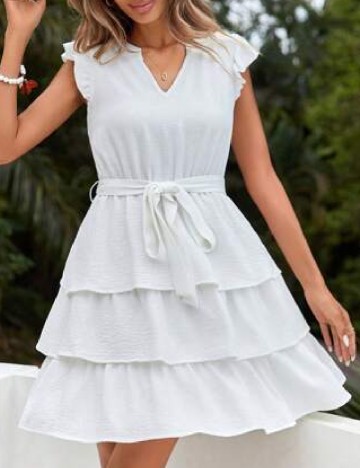 Rochie scurta SHEIN, alb