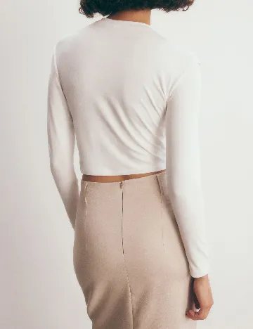 Bluza Reserved, alb