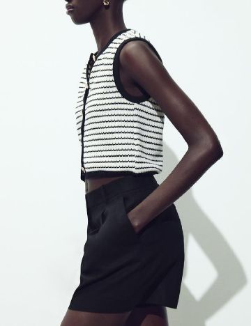 Vesta Zara, alb/negru