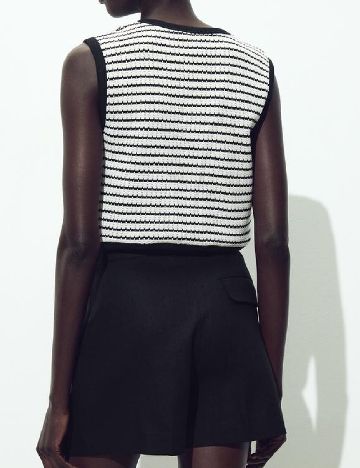 Vesta Zara, alb/negru