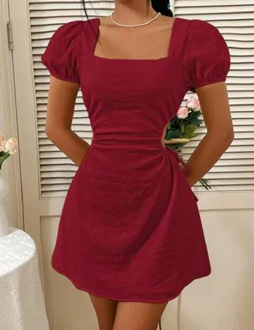 Rochie scurta SHEIN, rosu