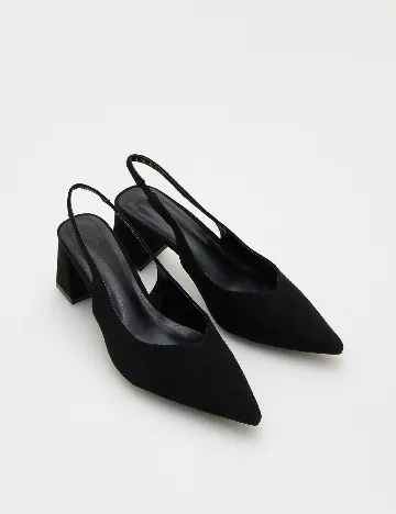 Pantofi Reserved, negru