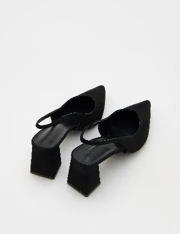 Pantofi Reserved, negru
