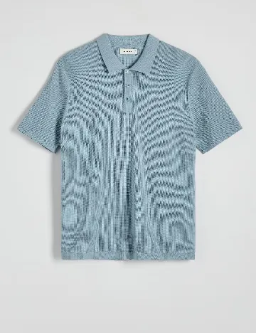 Tricou Reserved, albastru