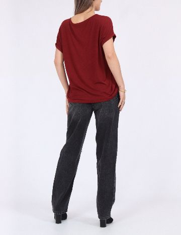 Tricou Vero Moda, visiniu