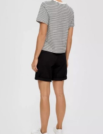 Pantaloni scurti s.Oliver Plus Size, negru