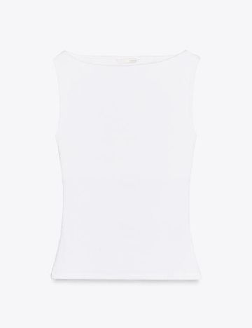 Top Zara, alb