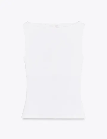 Top Zara, alb
