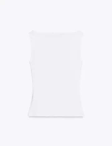 Top Zara, alb