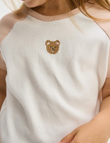 Tricou Reserved, alb