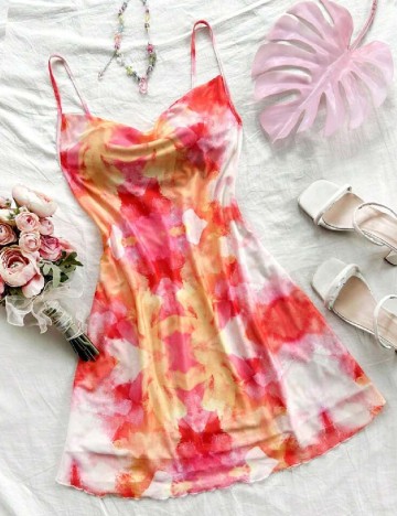 Rochie scurta SHEIN, mix culori