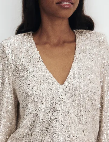 Rochie scurta Reserved, crem