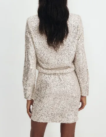 Rochie scurta Reserved, crem