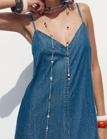 Rochie medie Zara, albastru