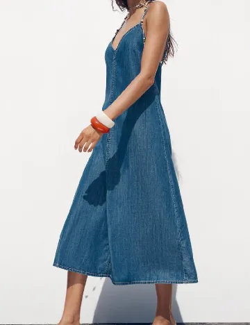 Rochie medie Zara, albastru
