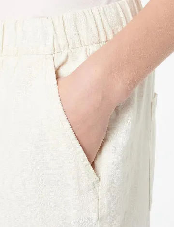 Pantaloni Q/S, crem