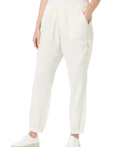 Pantaloni Q/S, crem