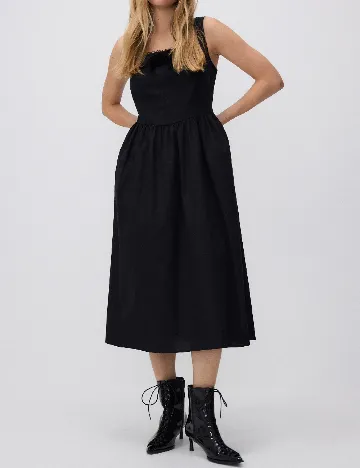 Rochie medie Reserved, negru
