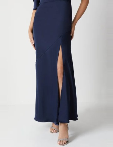 Rochie lunga Coast, bleumarin inchis