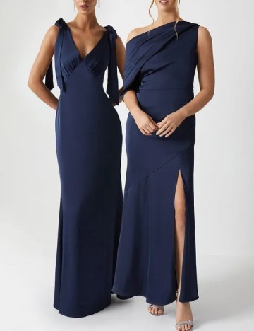 Rochie lunga Coast, bleumarin inchis