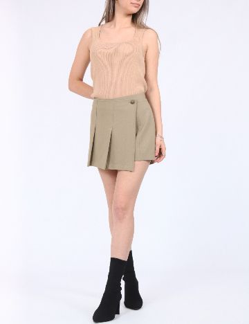 Fusta pantalon Only, verde