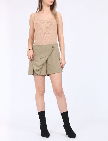 Fusta pantalon Only, verde
