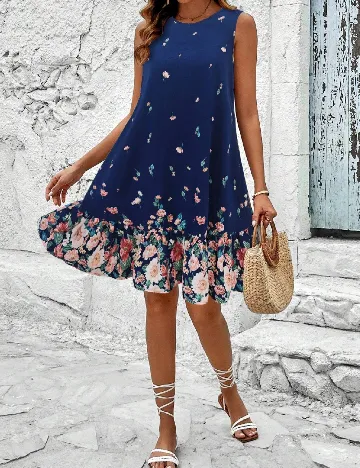 Rochie scurta SHEIN, albastru