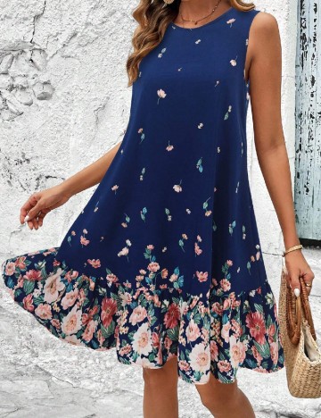Rochie scurta SHEIN, albastru