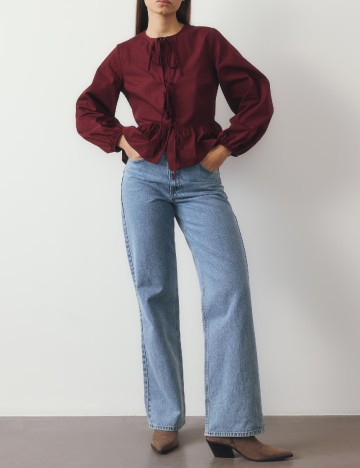 Bluza Reserved, visiniu