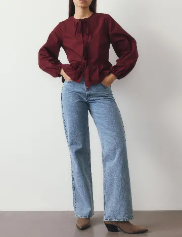 Bluza Reserved, visiniu