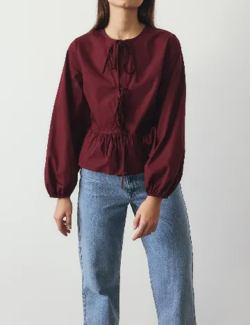 Bluza Reserved, visiniu
