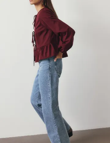 Bluza Reserved, visiniu