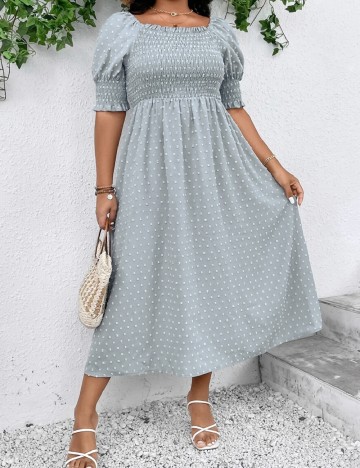 Rochie medie SHEIN CURVE, bleu