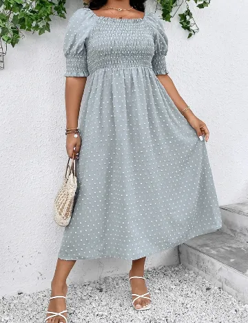 Rochie medie SHEIN CURVE, bleu