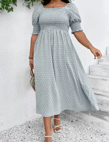 Rochie medie SHEIN CURVE, bleu
