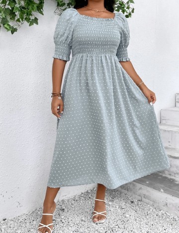 Rochie medie SHEIN CURVE, bleu