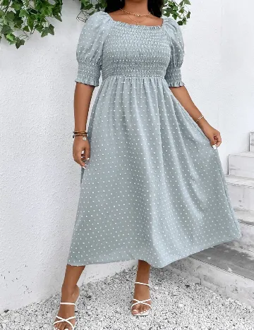 Rochie medie SHEIN CURVE, bleu